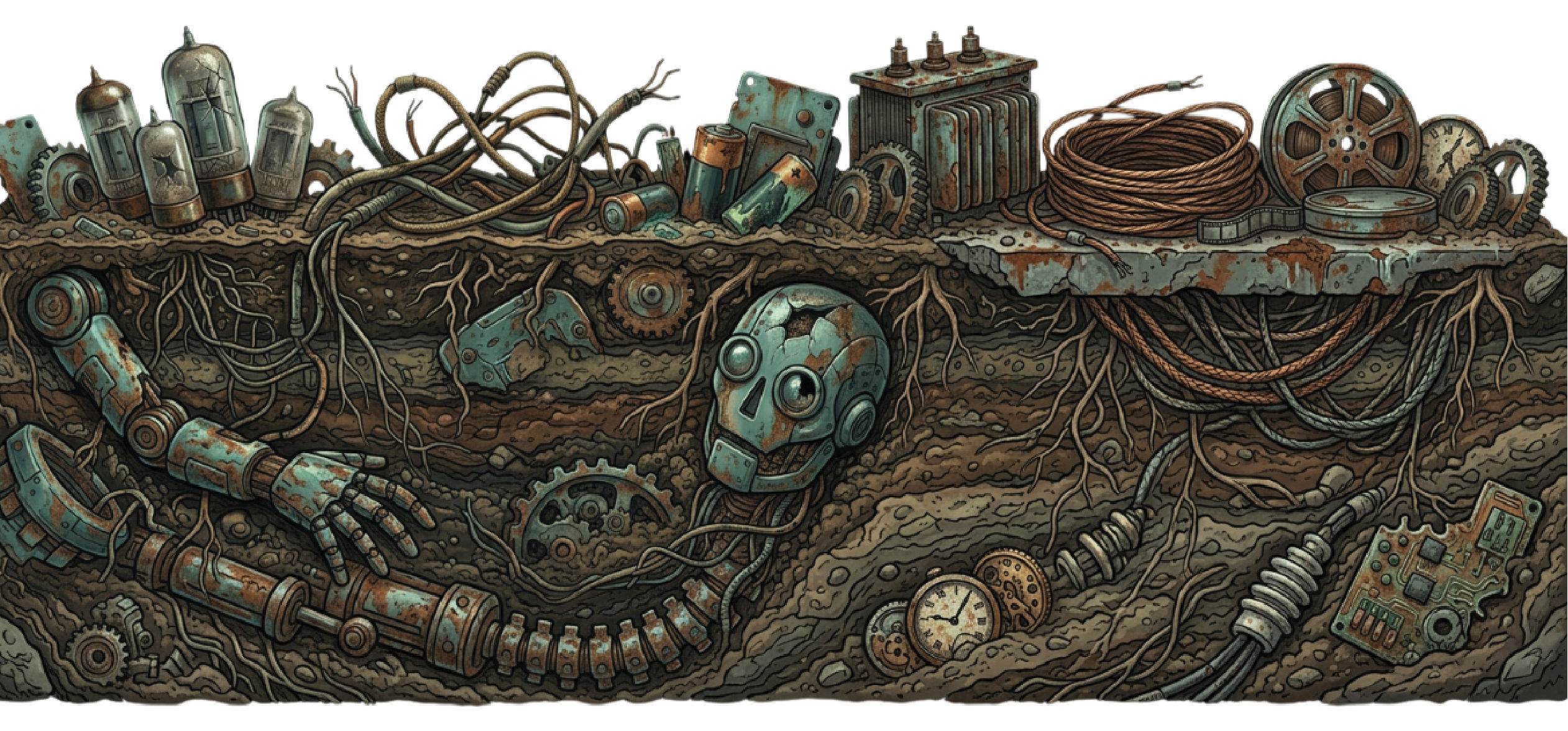 Mud and skeletons
